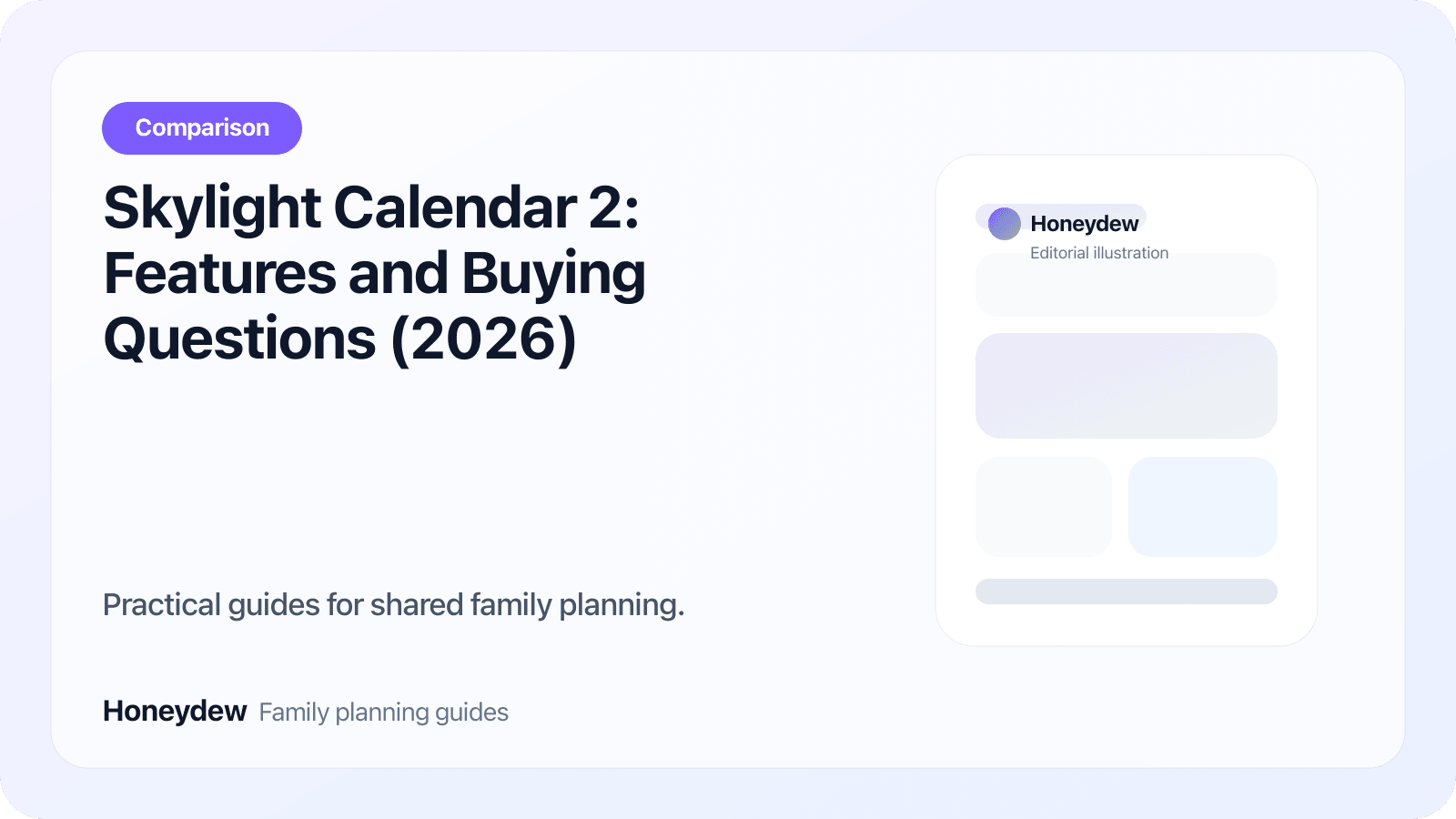Skylight Calendar 2: Features and Buying Questions (2026)